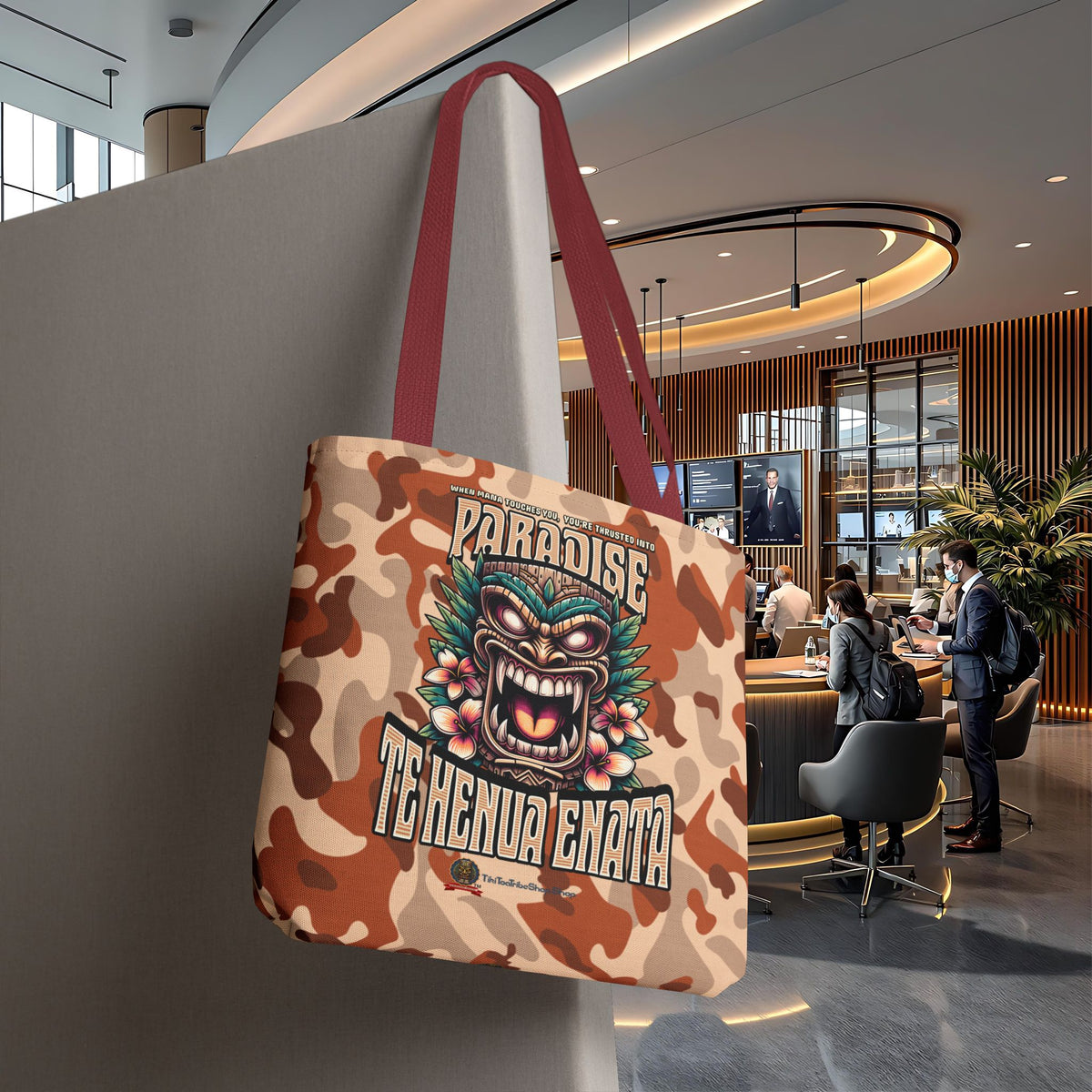 TE HENUA ENATA PARADISE Tote Bag