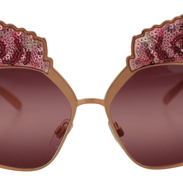 DOLCE & GABBANA "Rose Embroidered" Sunglasses