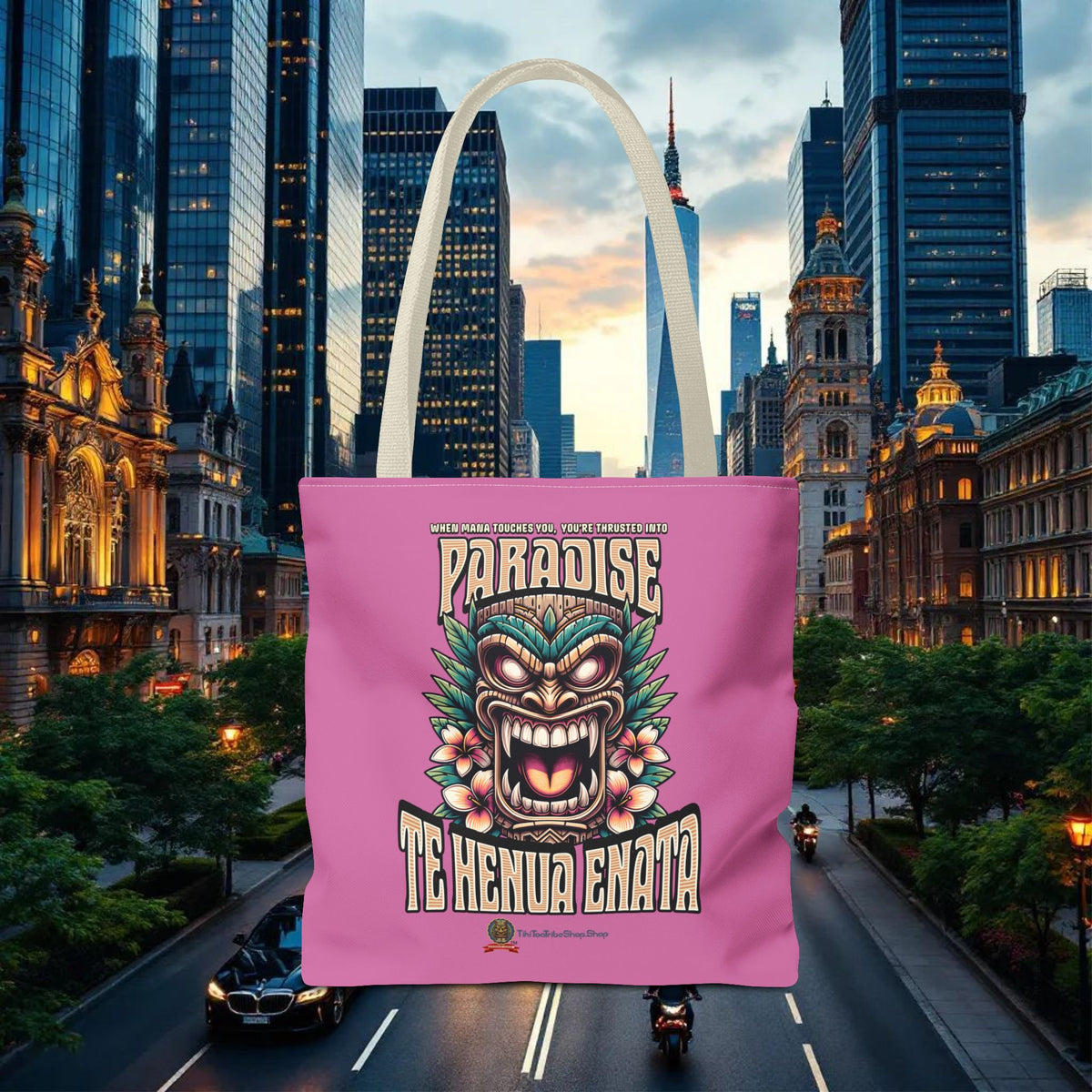 TE HENUA ENATA PARADISE Tote Bag