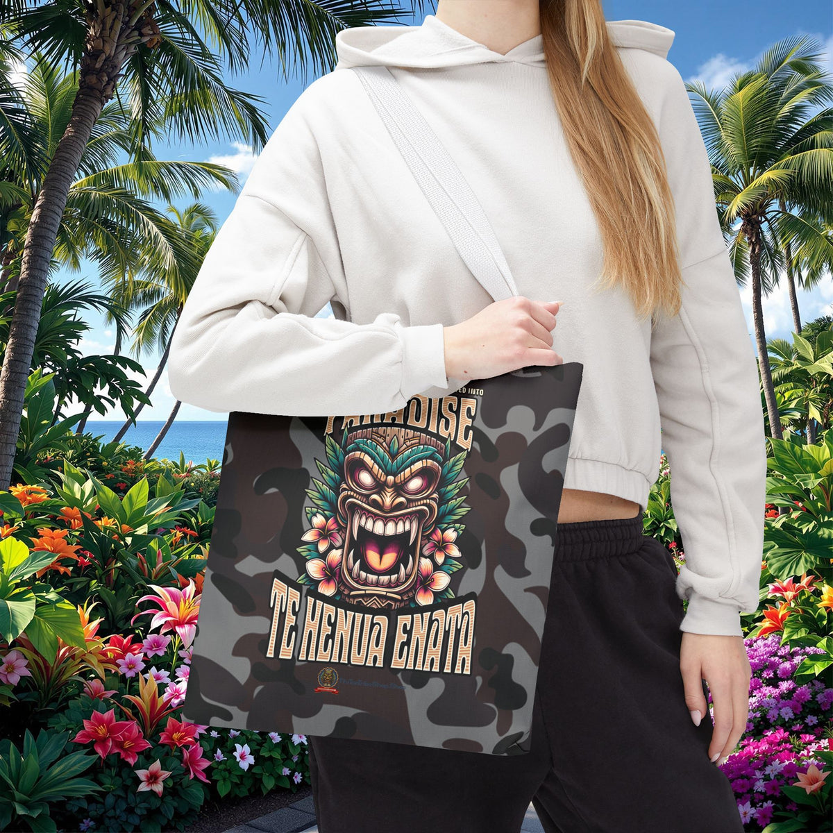 TE HENUA ENATA PARADISE Tote Bag