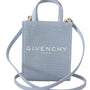 GIVENCHY SAC MINI VERTICAL EN TOILE BLEU CLOUD