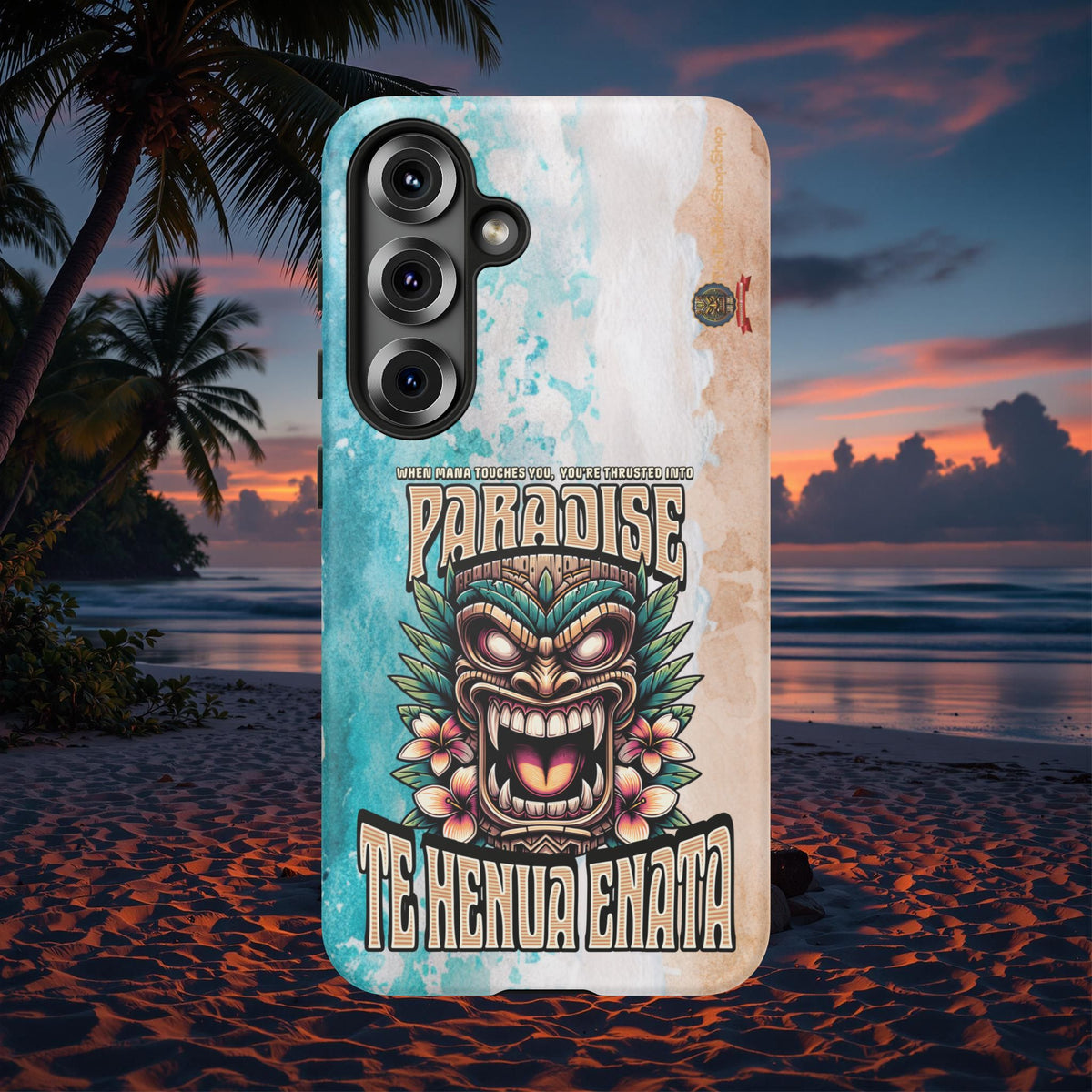 Te Henua Enata â Coque Antichoc Tiki Ancestral & Puissant
