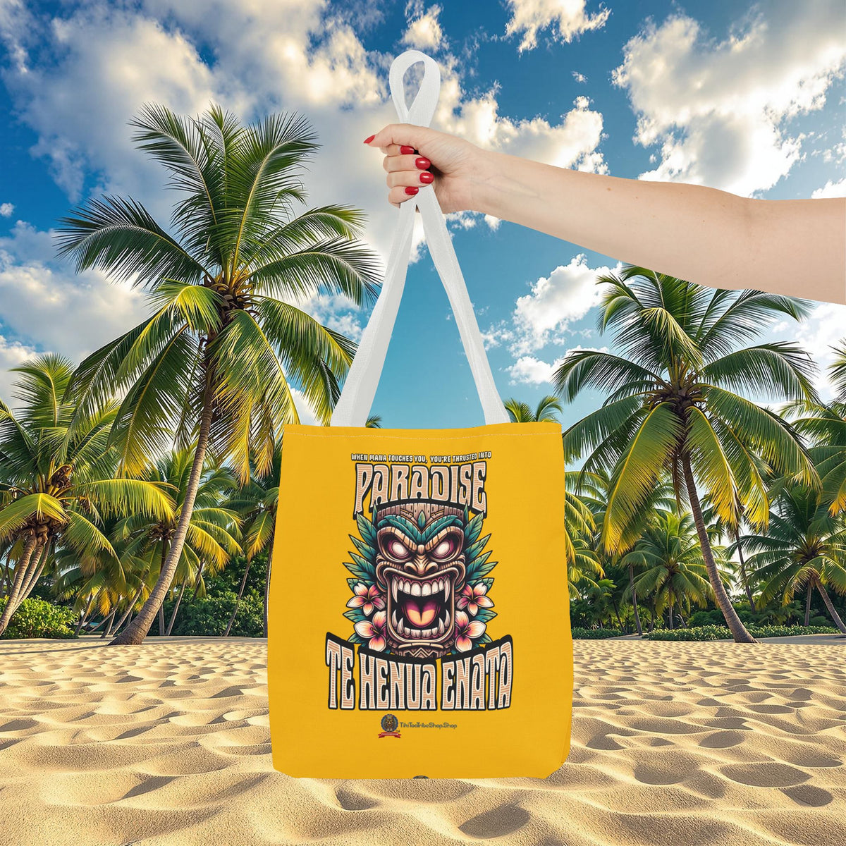 TE HENUA ENATA PARADISE Tote Bag