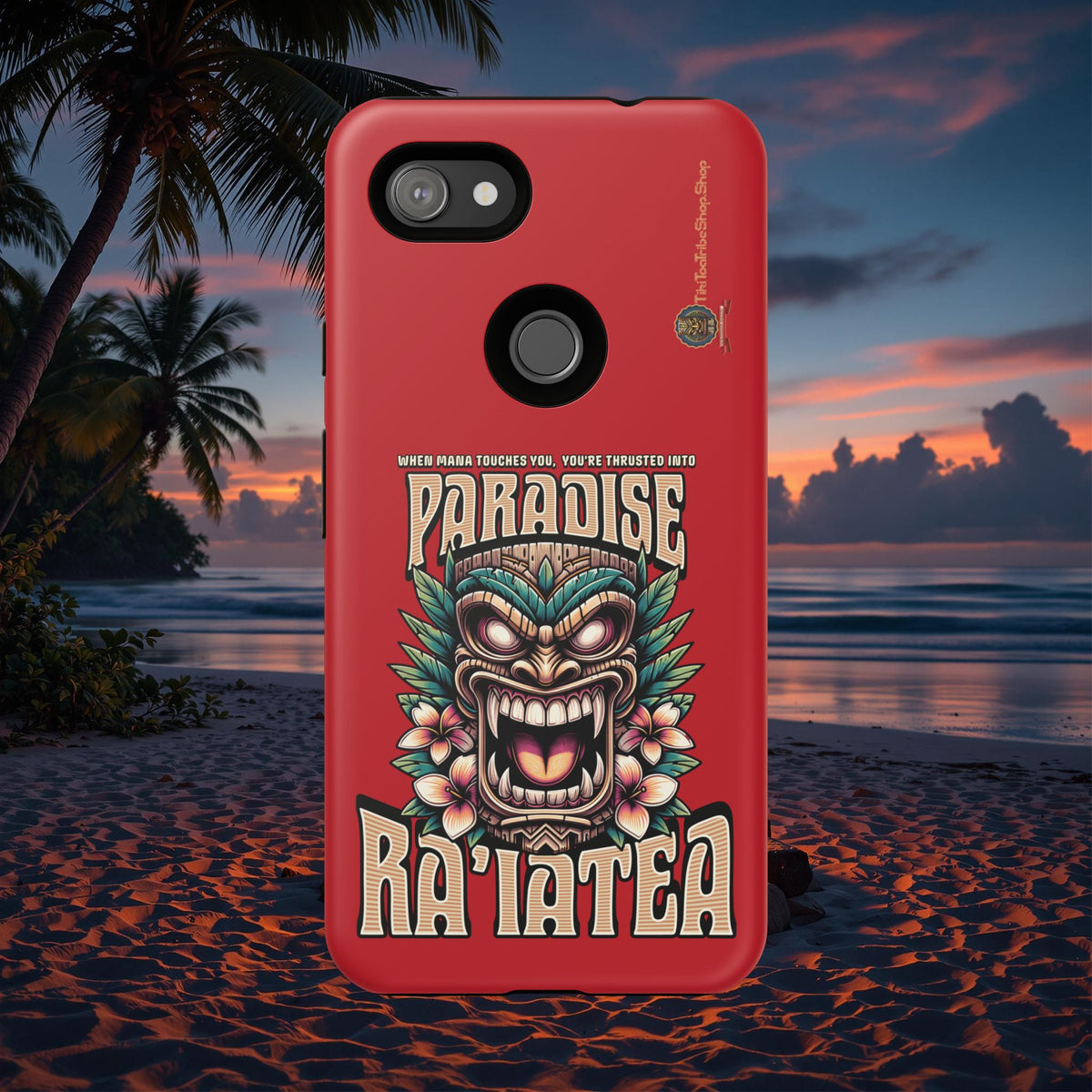 Ra’iatea – Coque Tiki Tribal de Protection Premium
