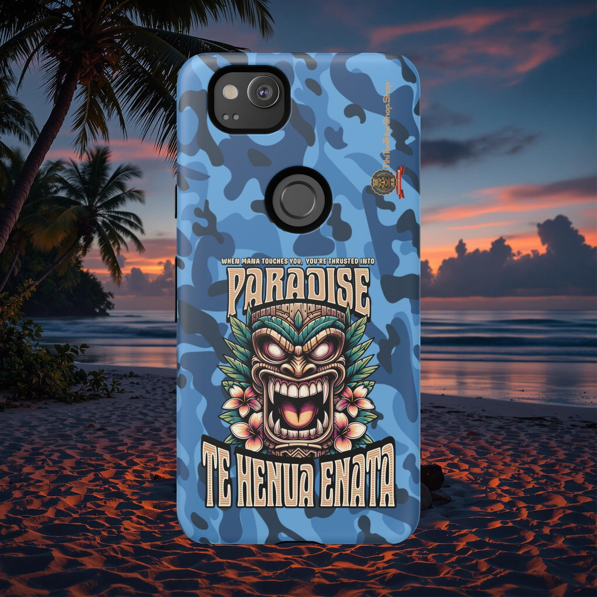 Te Henua Enata â Coque Antichoc Tiki Ancestral & Puissant