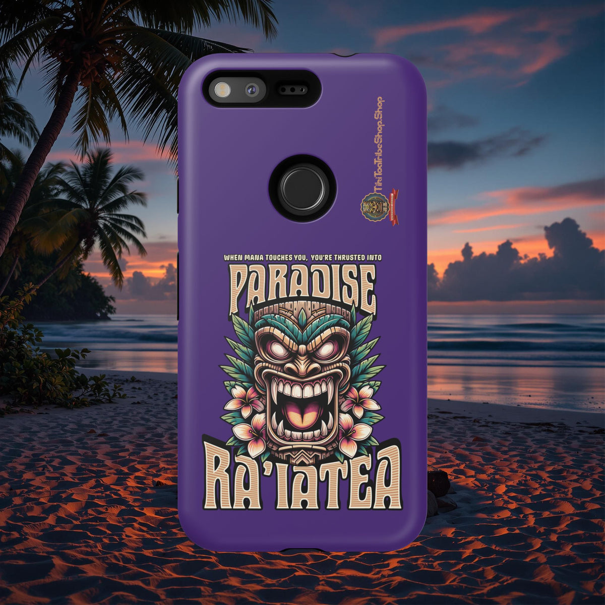 Ra’iatea – Coque Tiki Tribal de Protection Premium