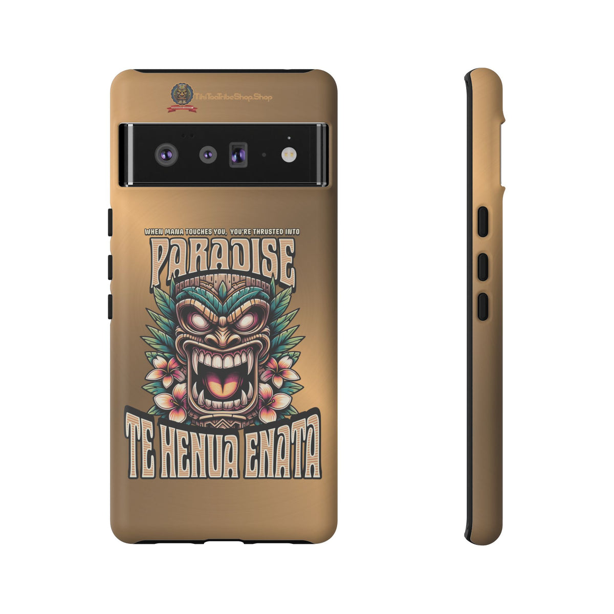 Te Henua Enata â Coque Antichoc Tiki Ancestral & Puissant