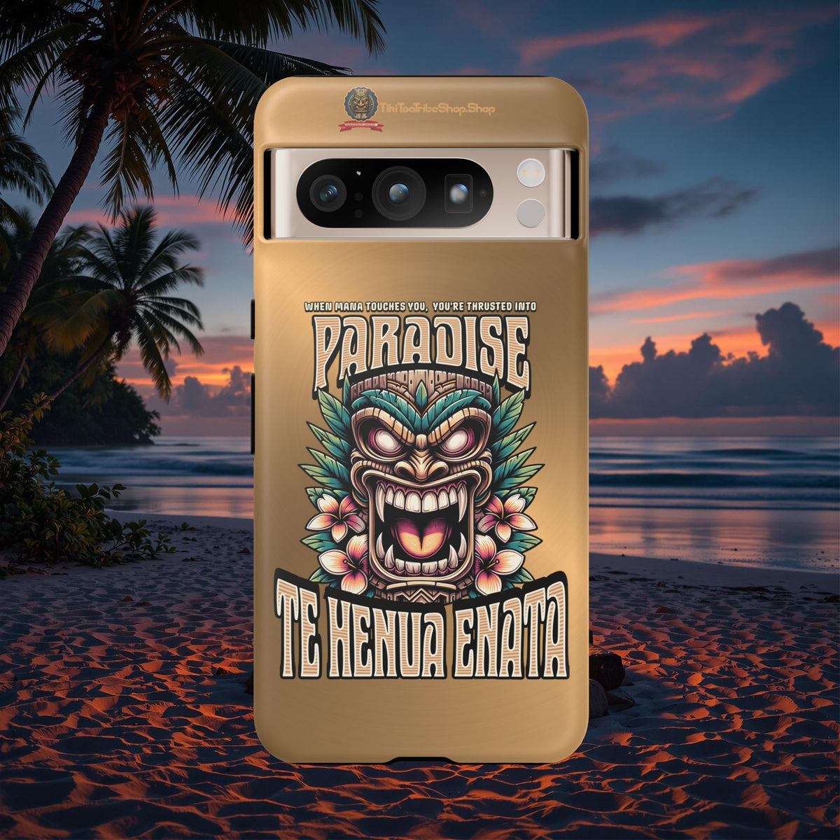 Te Henua Enata â Coque Antichoc Tiki Ancestral & Puissant