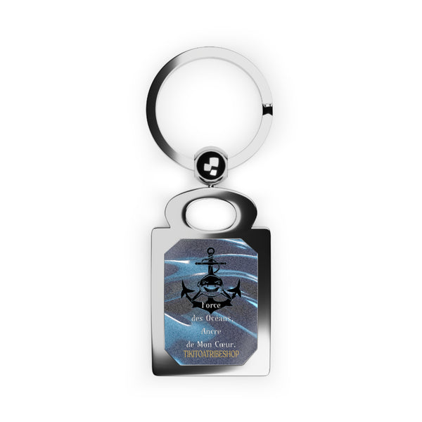 🇫🇷 "The Force of the Ocean" Keychain