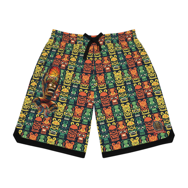 B-BALL SHORTS - The Tiki Spirit in Action
