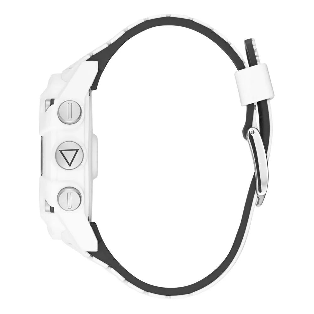 GUESS Connect Smartwatch Unisexe Blanche - Compteur d'Activité & Connectivité