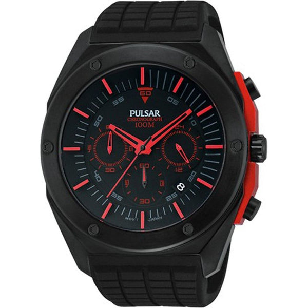 PULSAR Montre Quartz 10ATM Style Racing Élégant