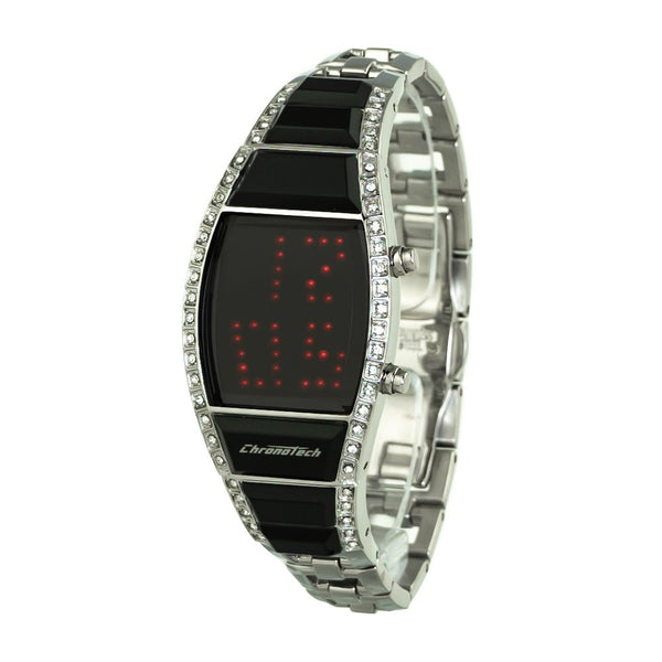 CHRONOTECH Futuristic Style Quartz Steel Watch
