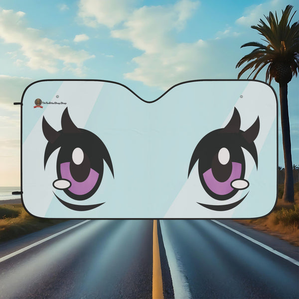PURPLE "CARTOON EYES": AN ENCHANTING LOOK FOR YOUR CAR