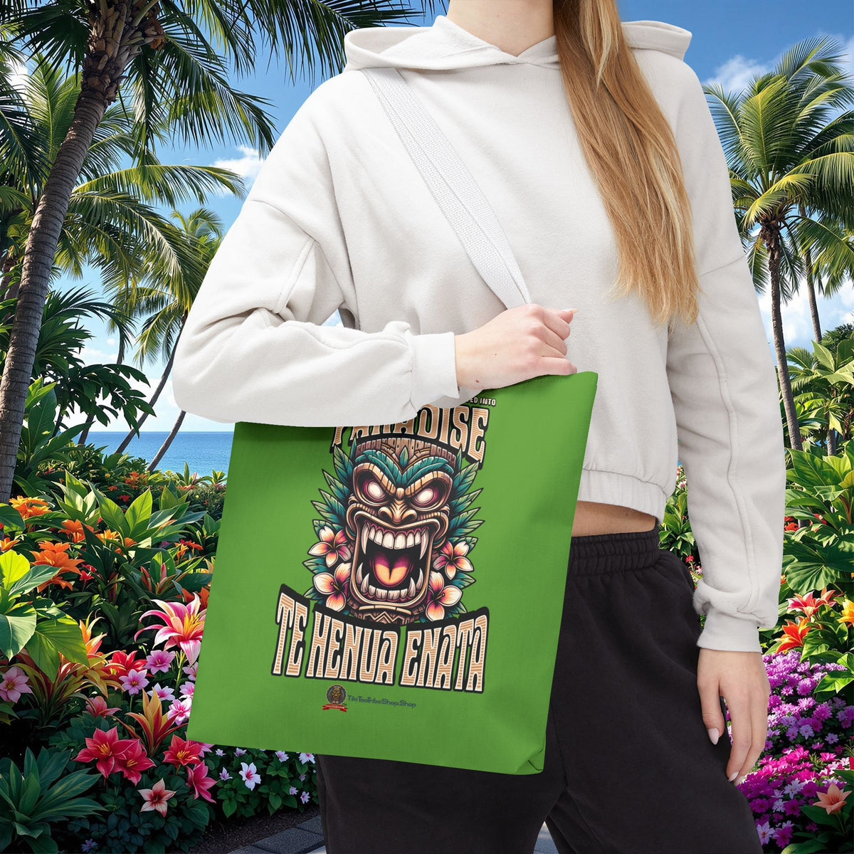 TE HENUA ENATA PARADISE Tote Bag