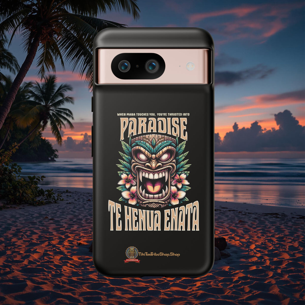 Te Henua Enata â Coque Antichoc Tiki Ancestral & Puissant