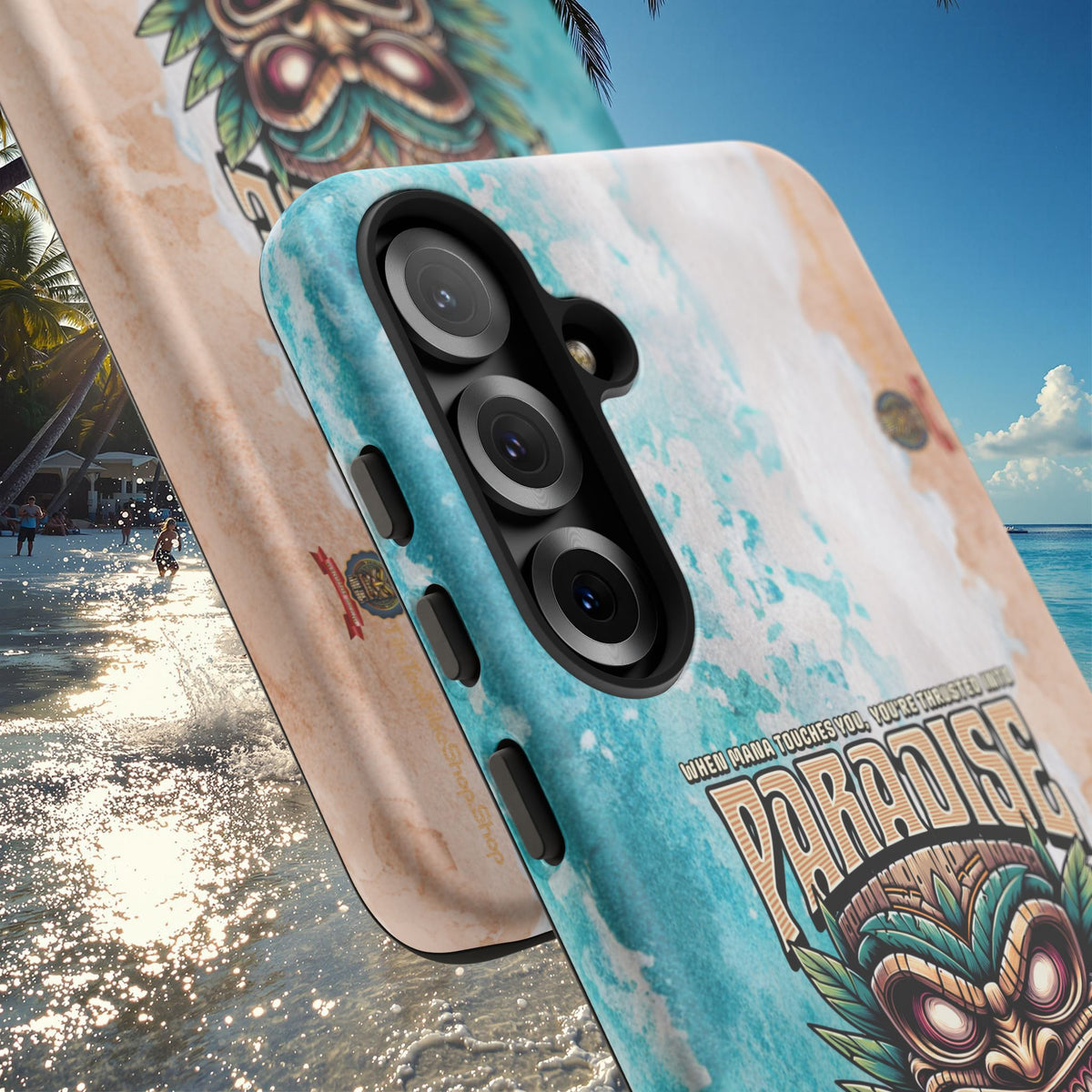 Te Henua Enata â Coque Antichoc Tiki Ancestral & Puissant