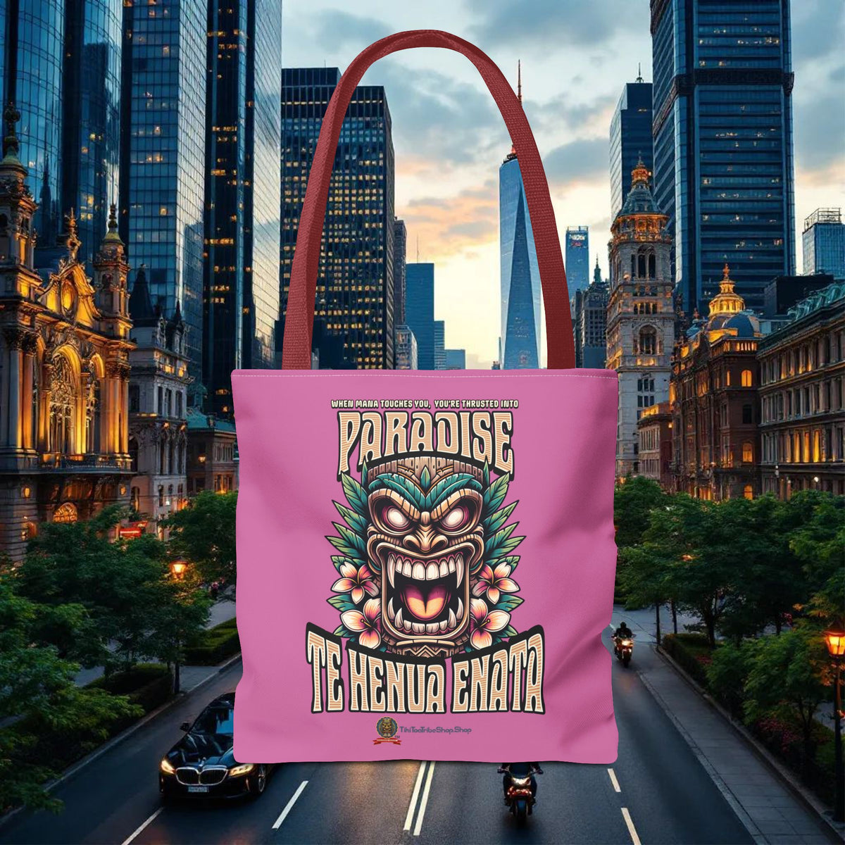TE HENUA ENATA PARADISE Tote Bag