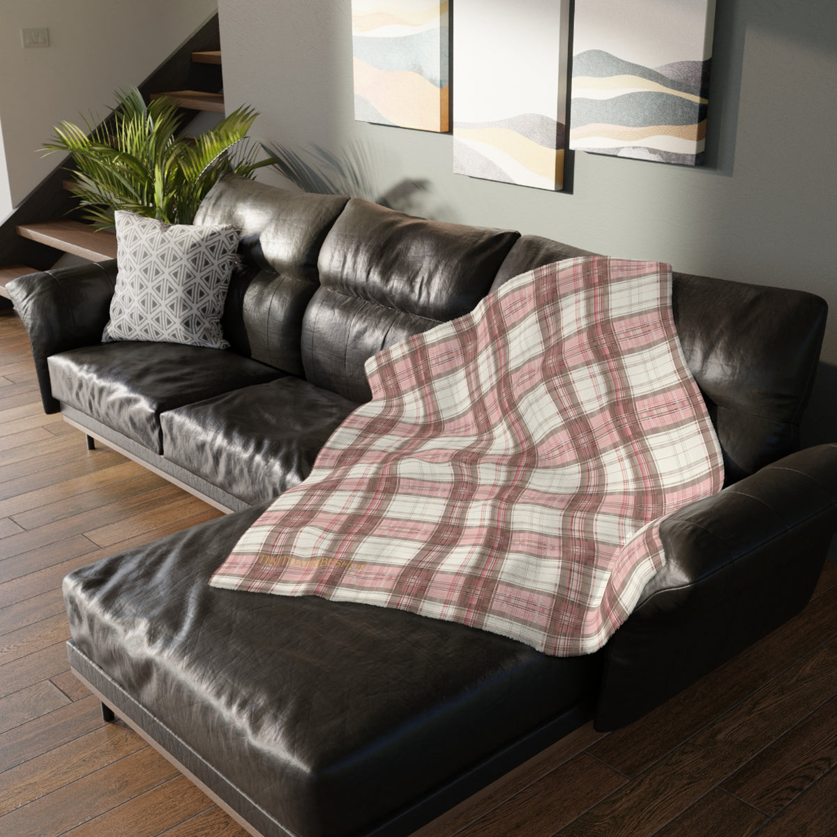 Je ne peux pas, j'ai plaid ! : - Motif Carreaux Cosy