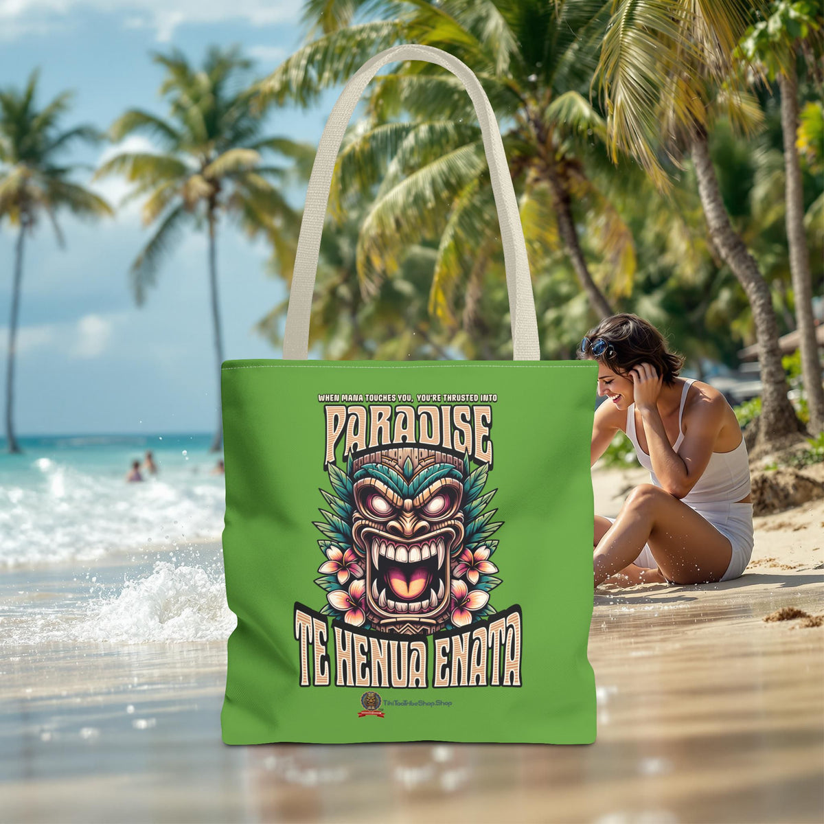 TE HENUA ENATA PARADISE Tote Bag