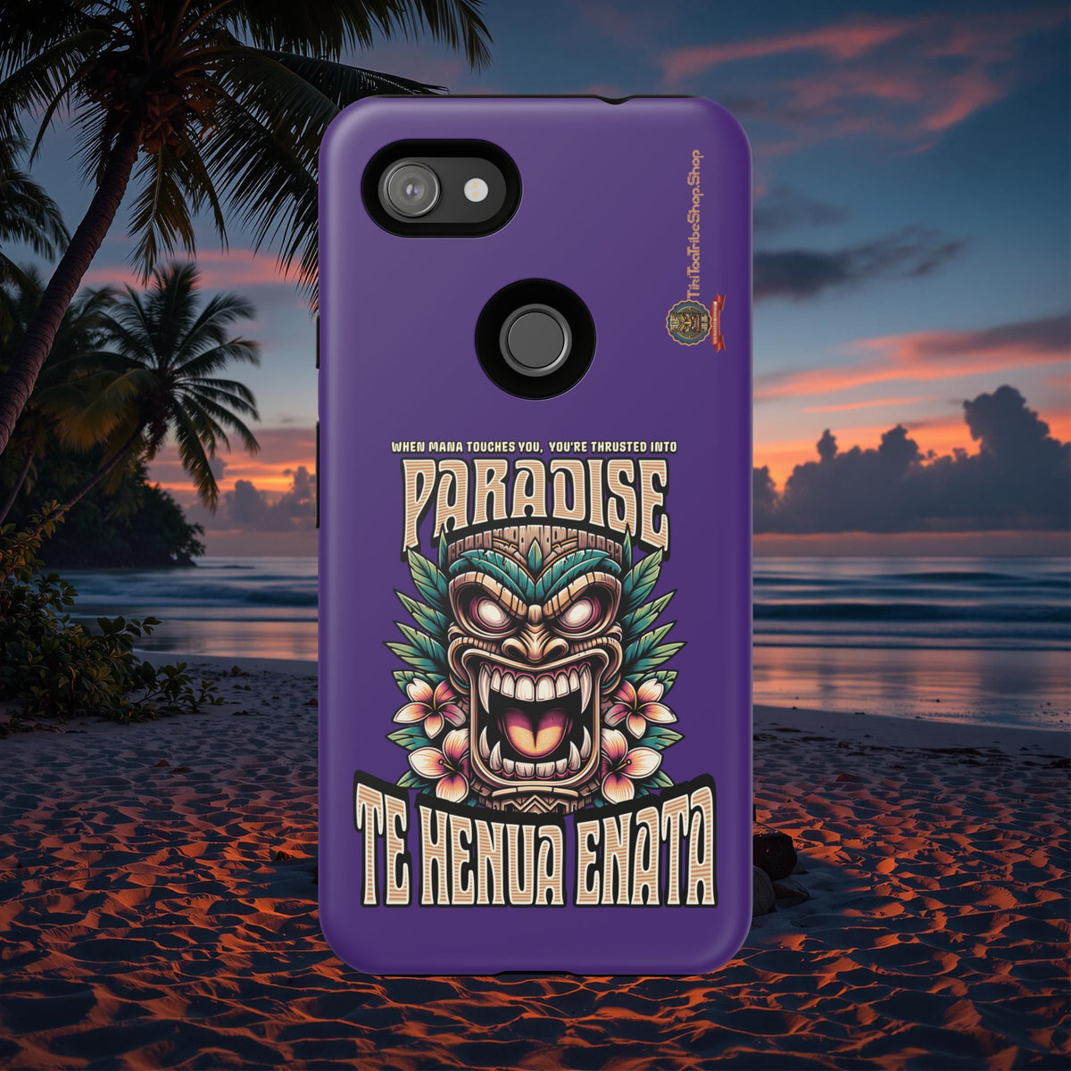 Te Henua Enata â Coque Antichoc Tiki Ancestral & Puissant
