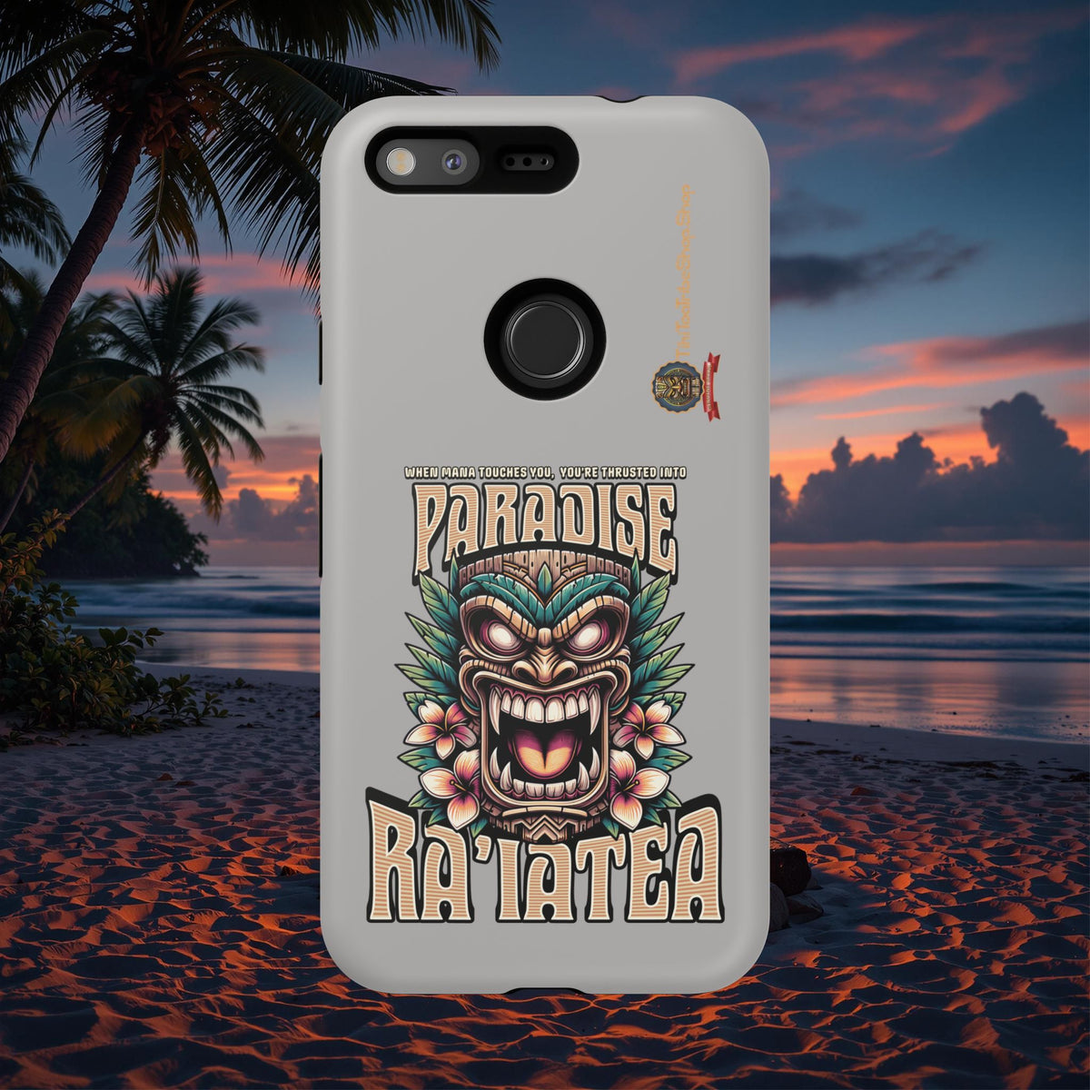 Ra’iatea – Coque Tiki Tribal de Protection Premium