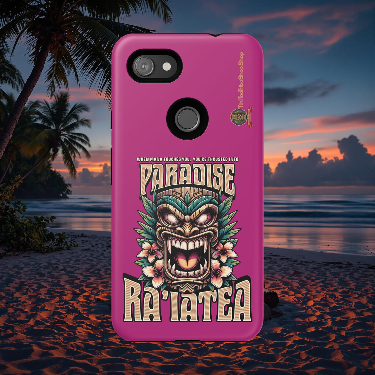 Ra’iatea – Coque Tiki Tribal de Protection Premium