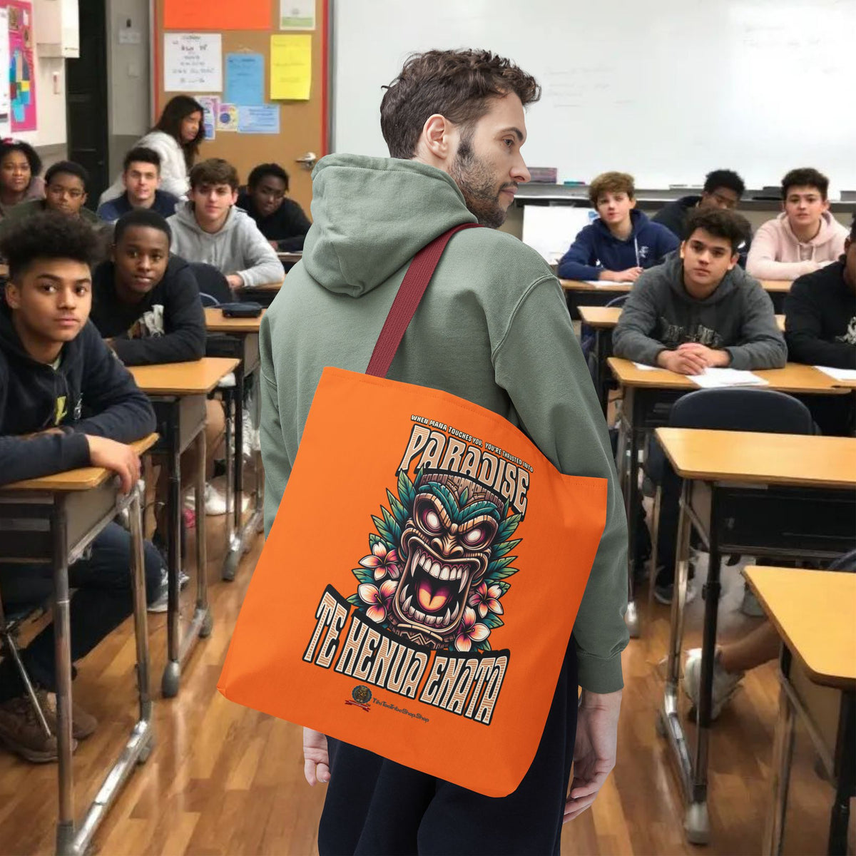 TE HENUA ENATA PARADISE Tote Bag