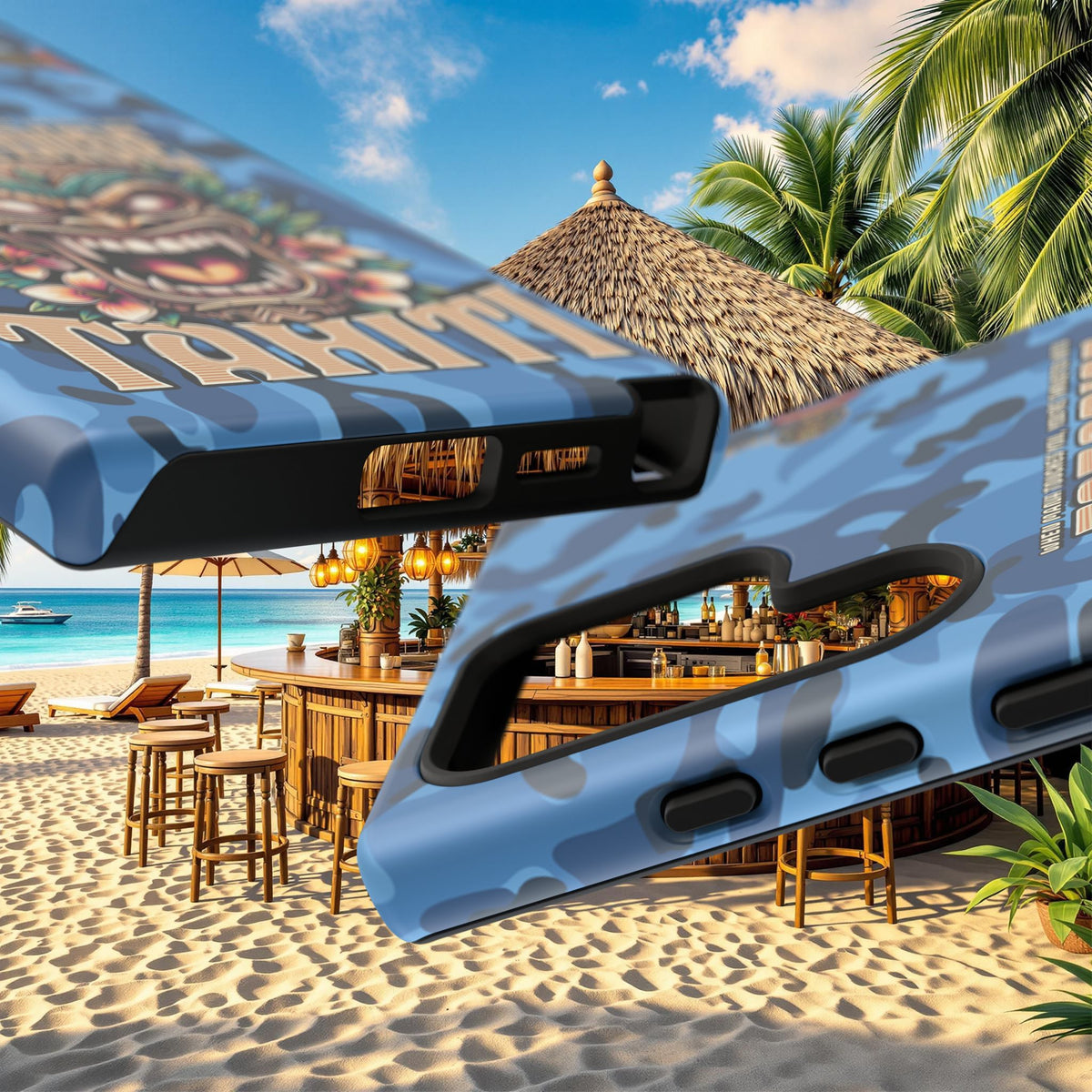 Tahiti â Coque Antichoc Premium Tiki Royal
