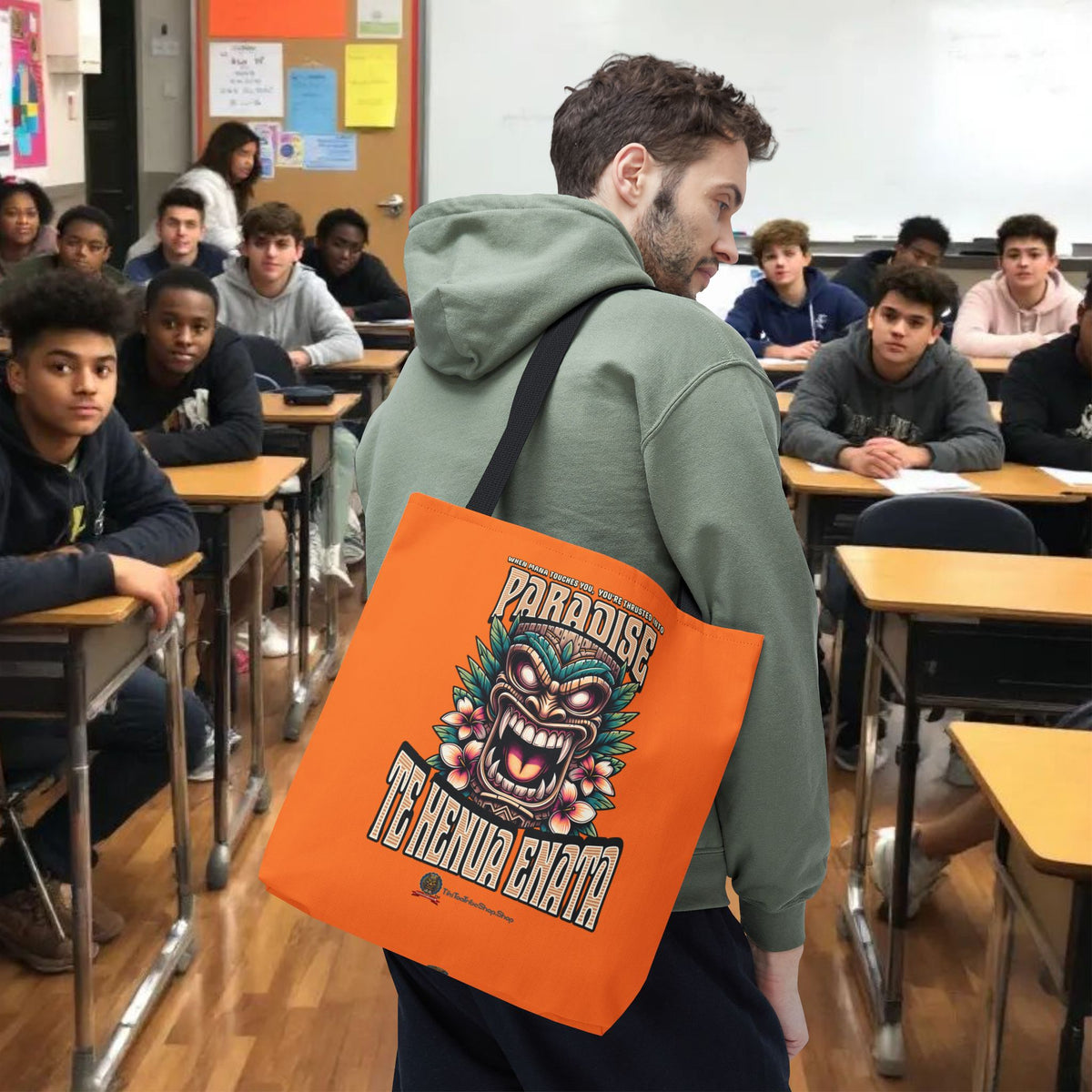 TE HENUA ENATA PARADISE Tote Bag