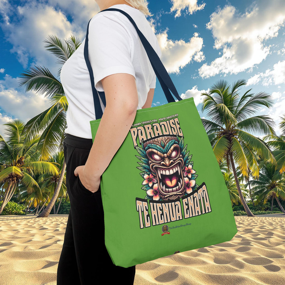 TE HENUA ENATA PARADISE Tote Bag