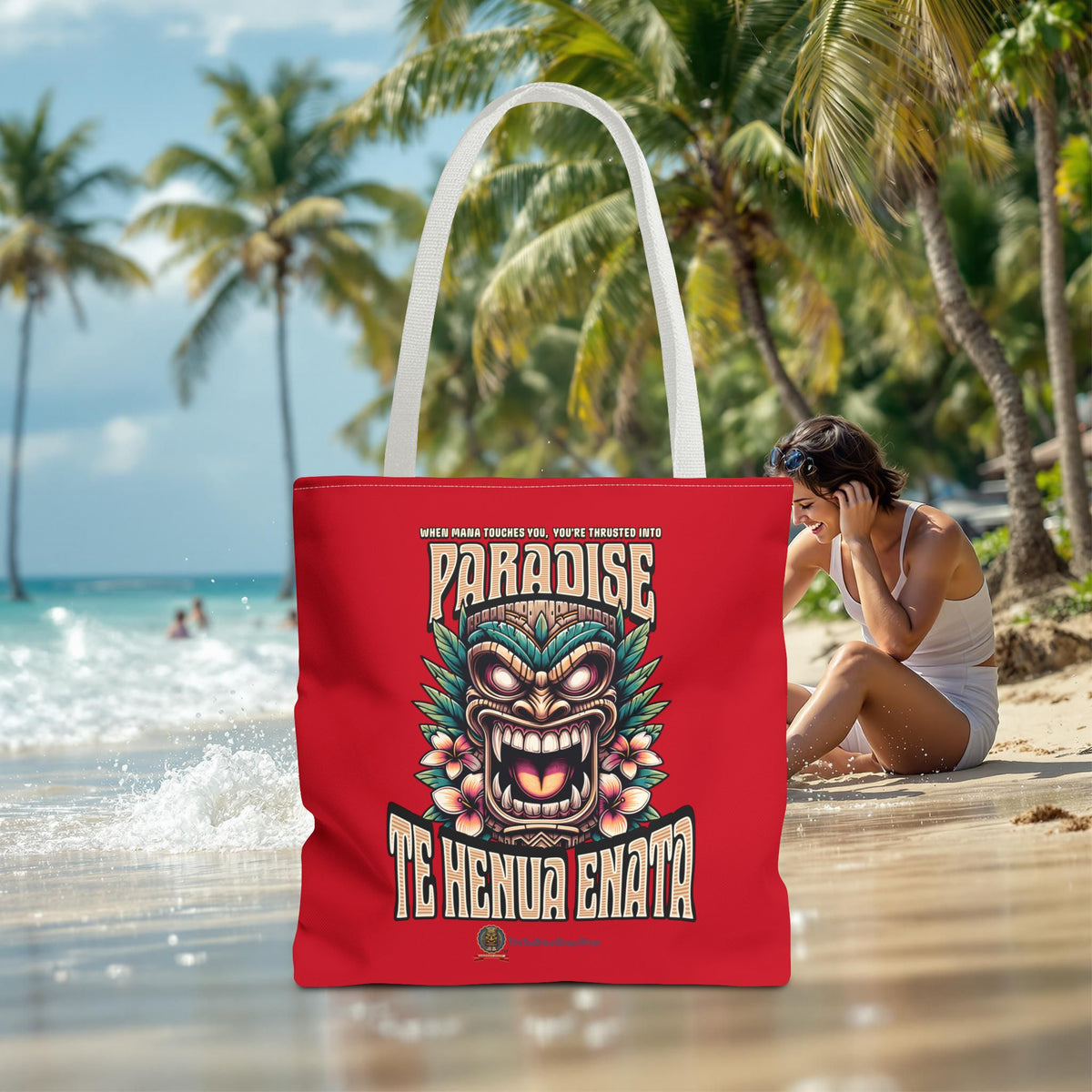 TE HENUA ENATA PARADISE Tote Bag
