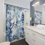 Voyage Asiatique - Motifs Traditionnels Bleu & Blanc