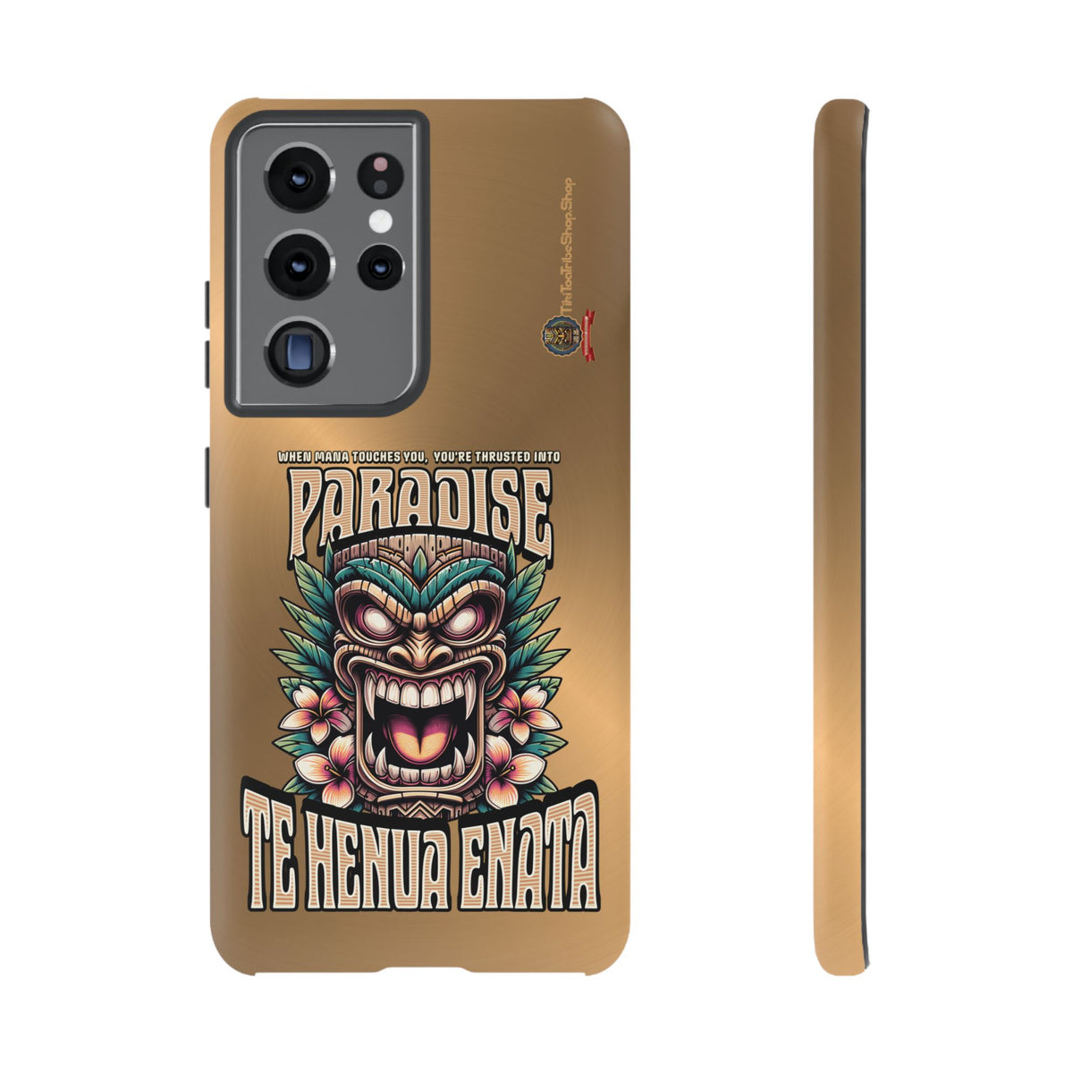 Te Henua Enata â Coque Antichoc Tiki Ancestral & Puissant