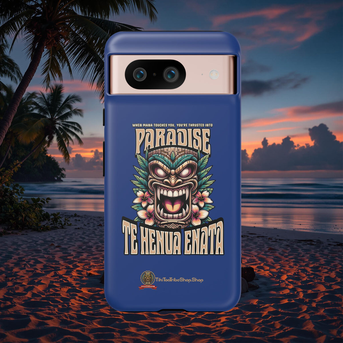 Te Henua Enata â Coque Antichoc Tiki Ancestral & Puissant