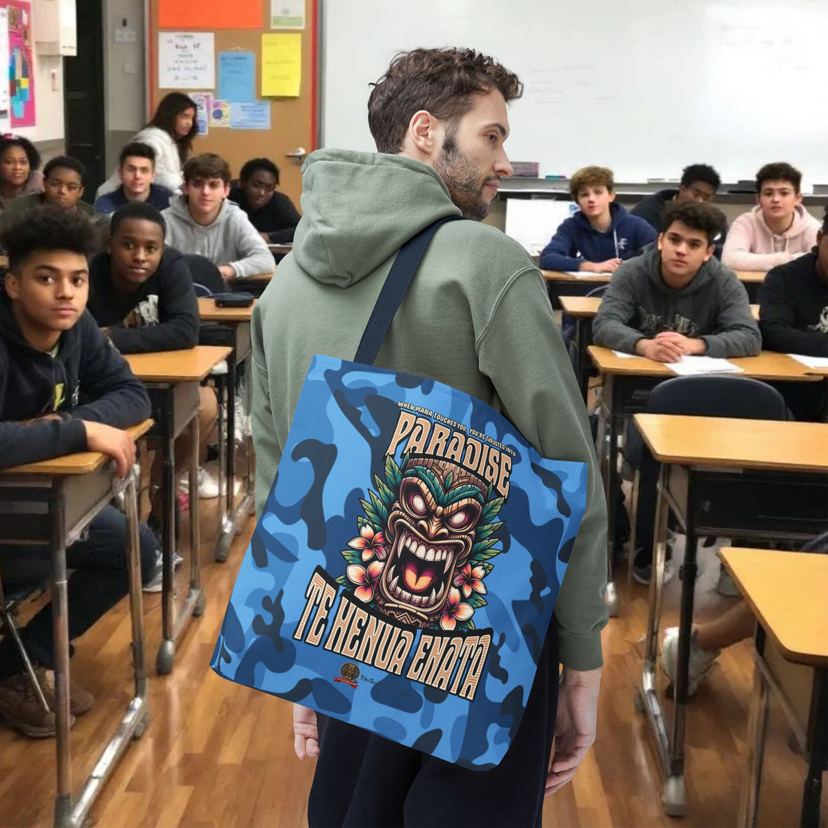 TE HENUA ENATA PARADISE Tote Bag