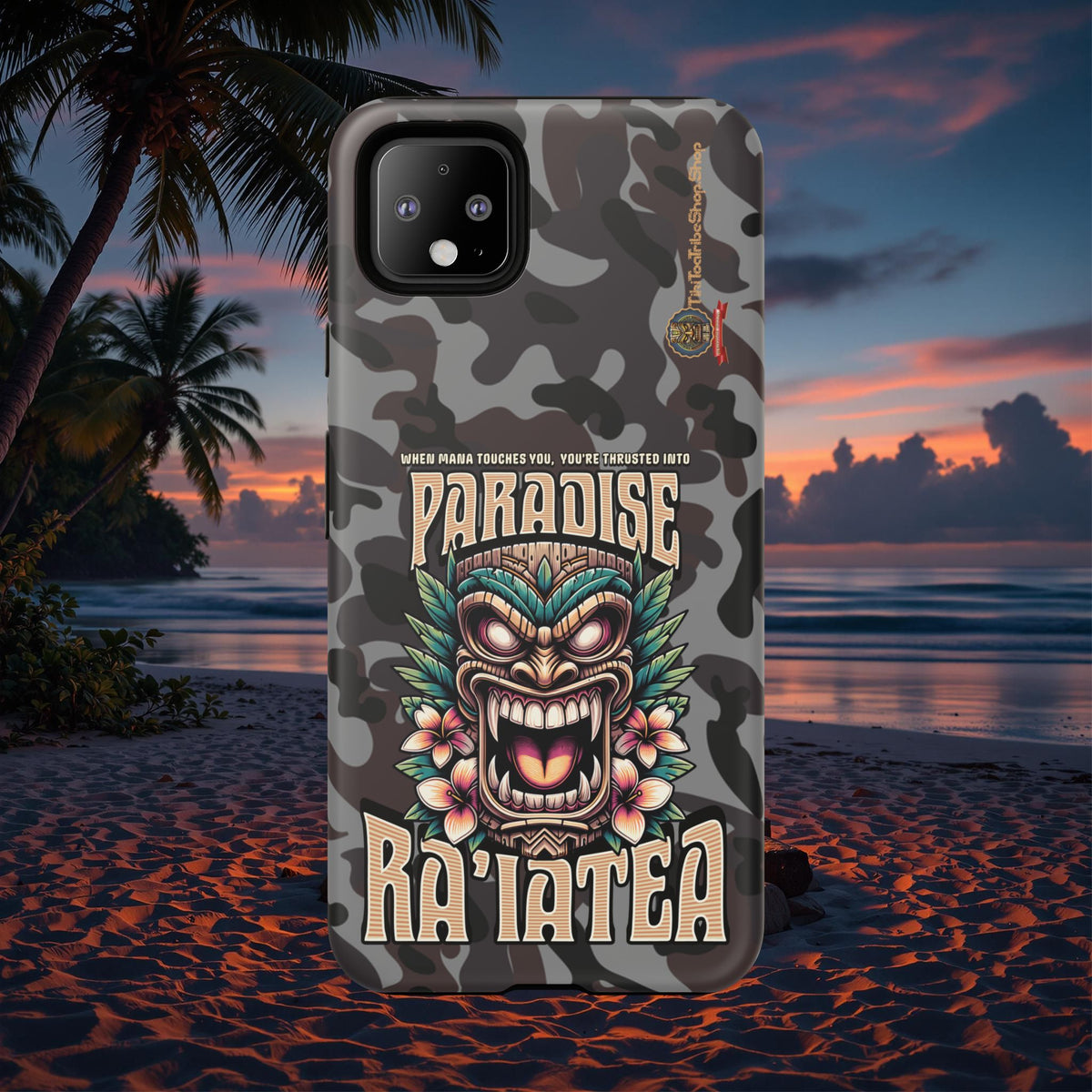 Ra’iatea – Coque Tiki Tribal de Protection Premium