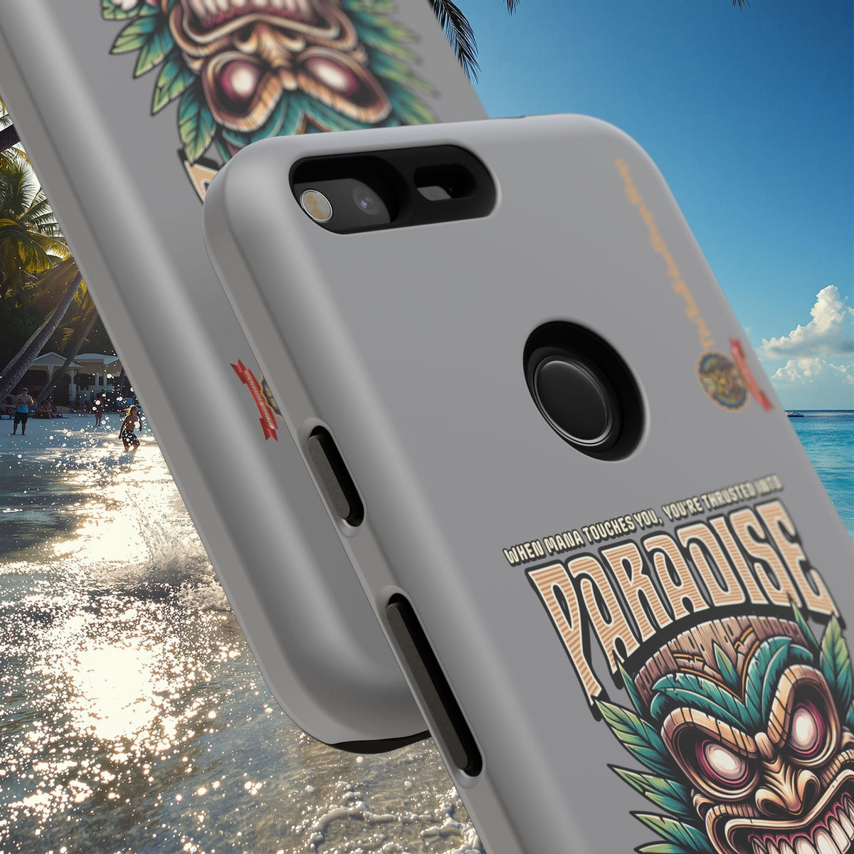 Te Henua Enata â Coque Antichoc Tiki Ancestral & Puissant