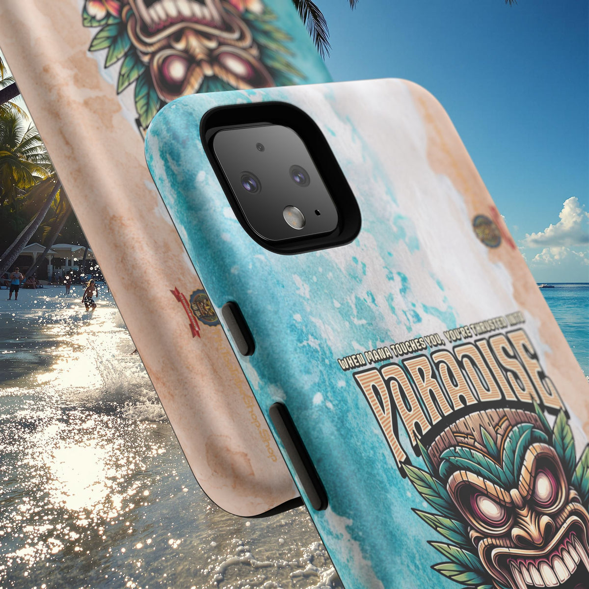 Te Henua Enata â Coque Antichoc Tiki Ancestral & Puissant