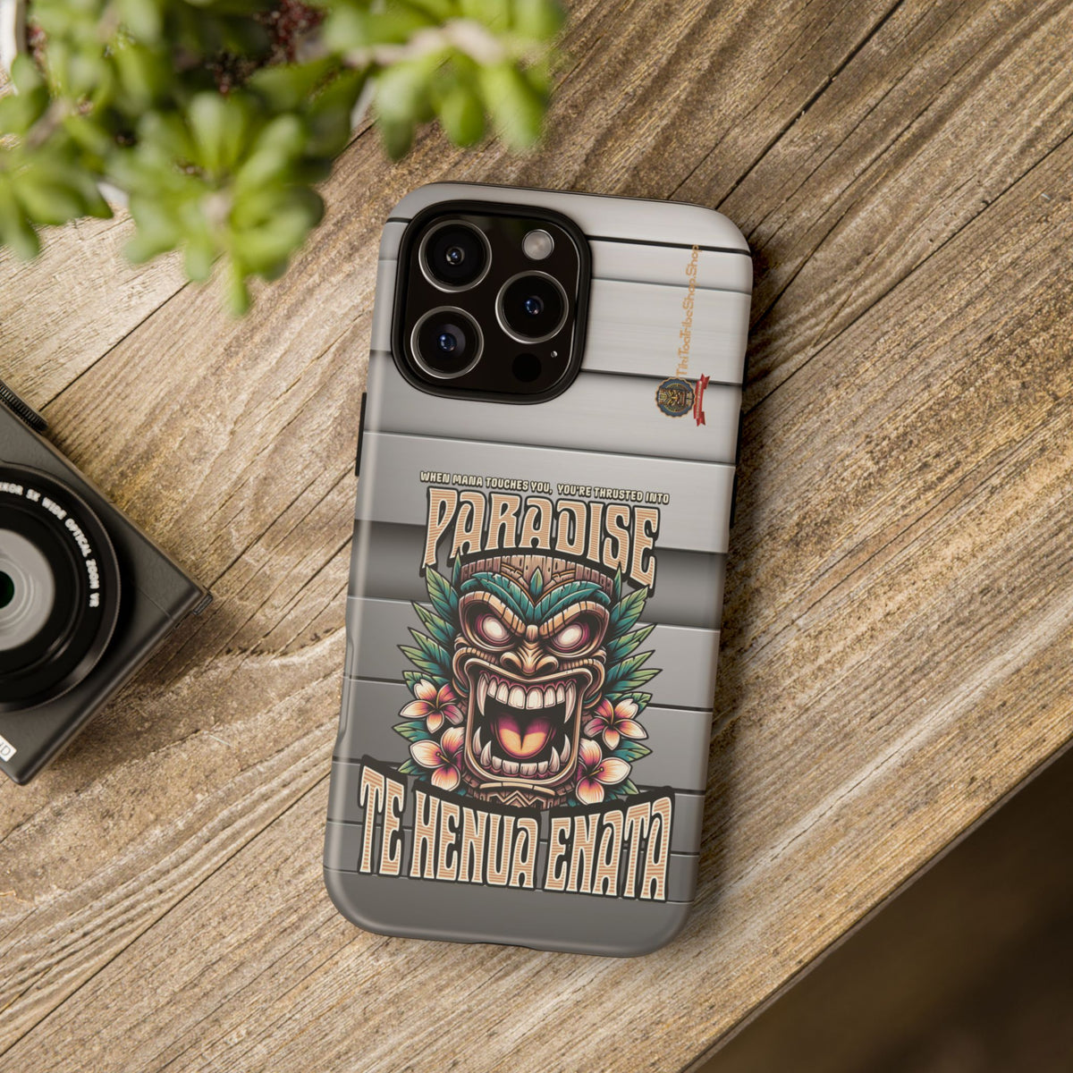 Te Henua Enata â Coque Antichoc Tiki Ancestral & Puissant