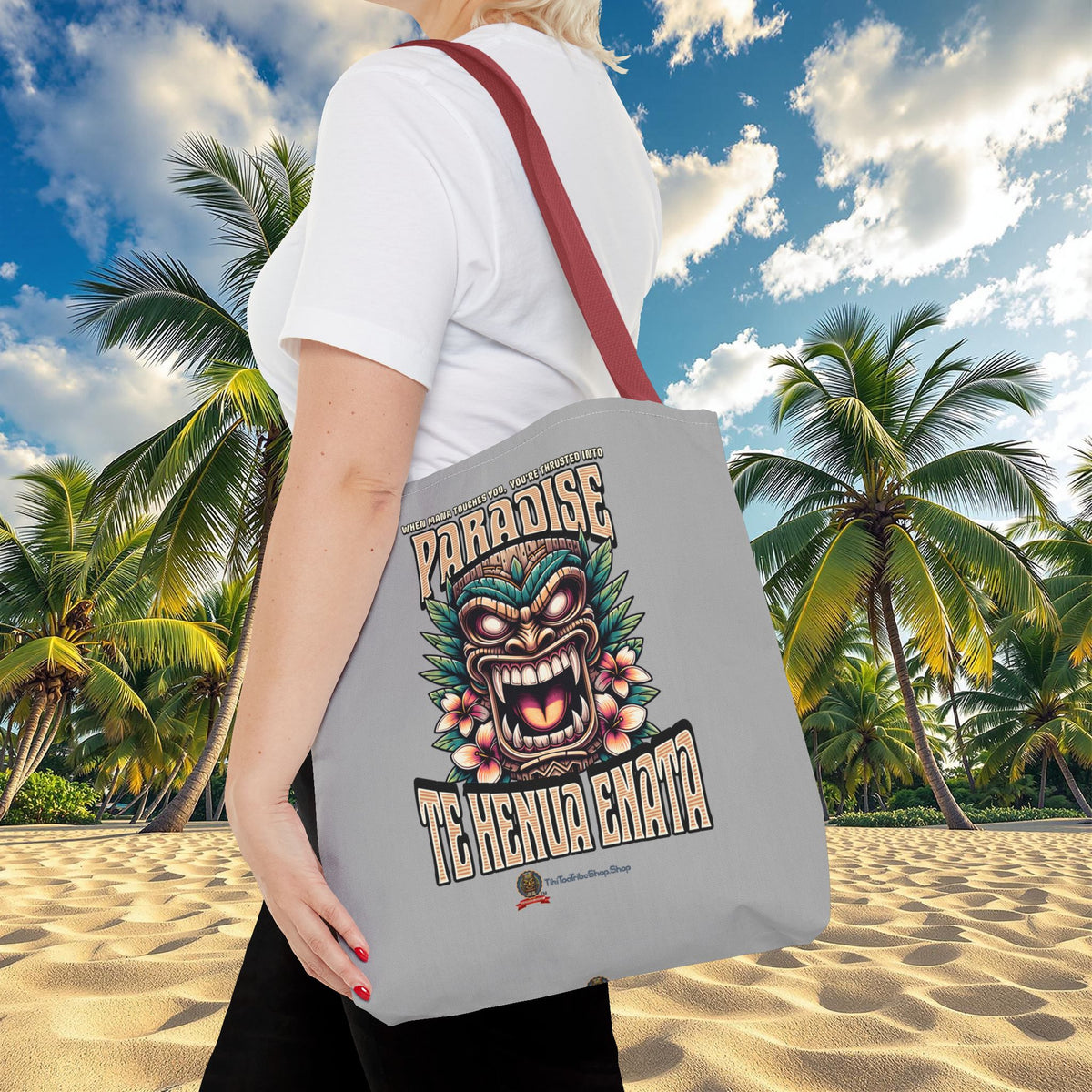 TE HENUA ENATA PARADISE Tote Bag