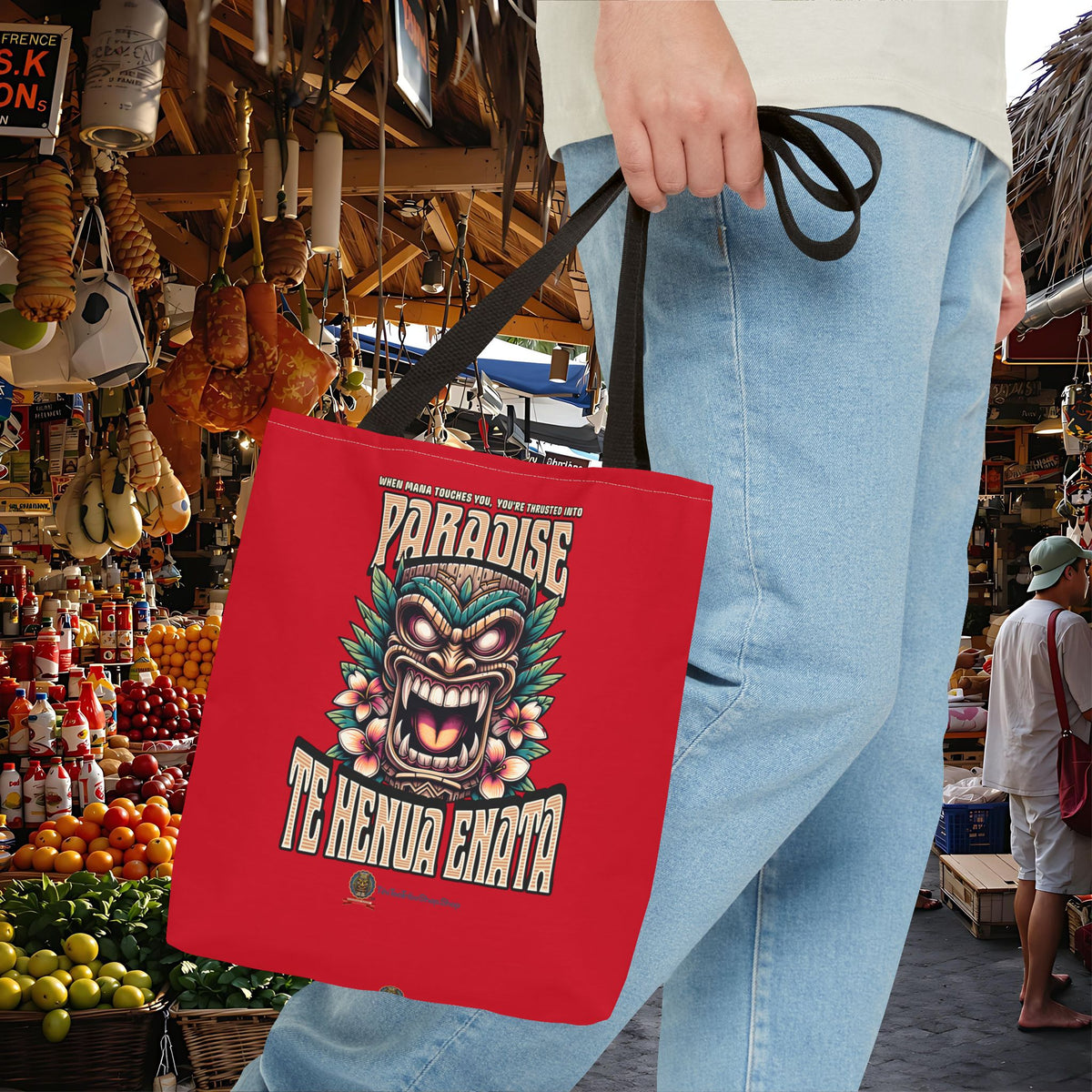 TE HENUA ENATA PARADISE Tote Bag