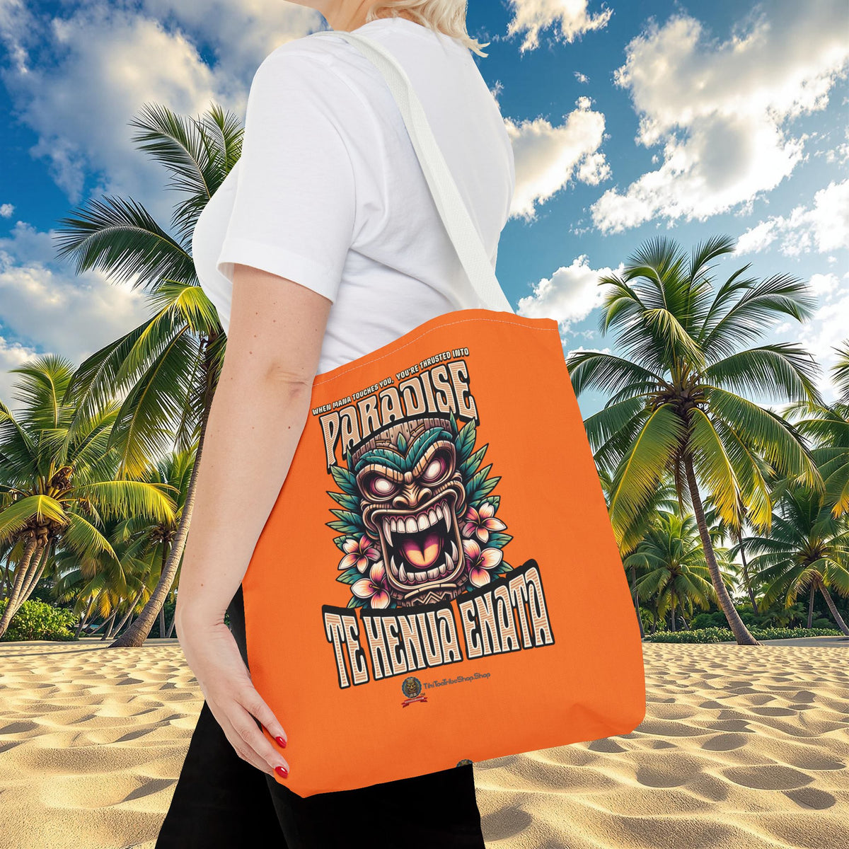TE HENUA ENATA PARADISE Tote Bag