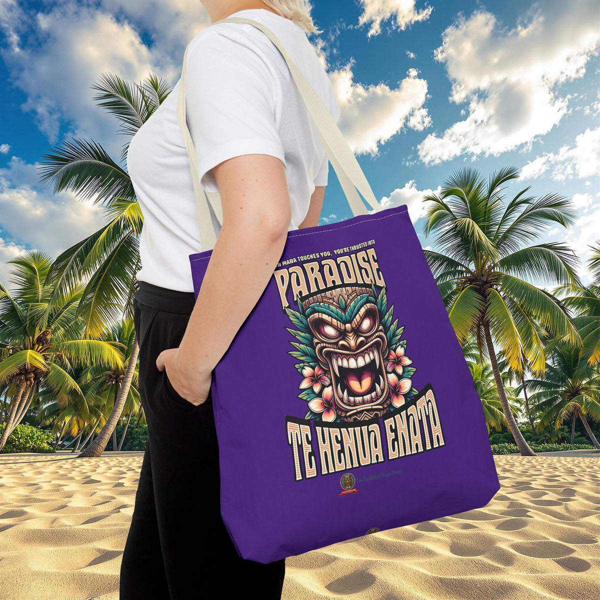 TE HENUA ENATA PARADISE Tote Bag