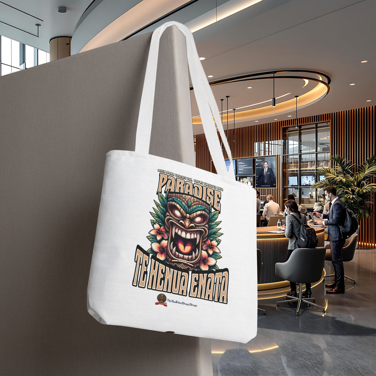 TE HENUA ENATA PARADISE Tote Bag