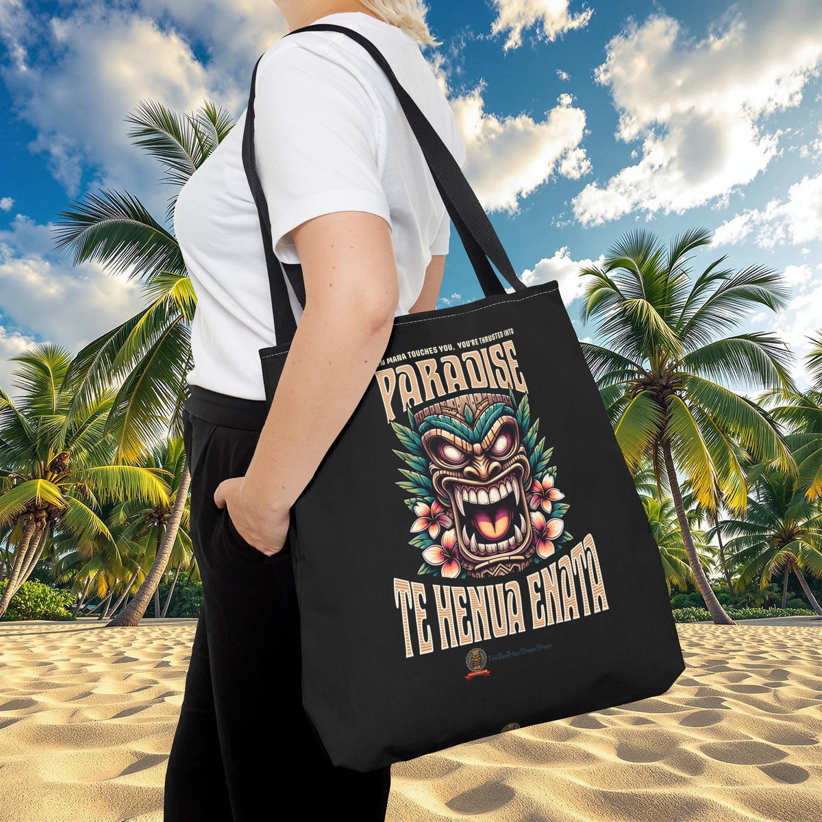 TE HENUA ENATA PARADISE Tote Bag