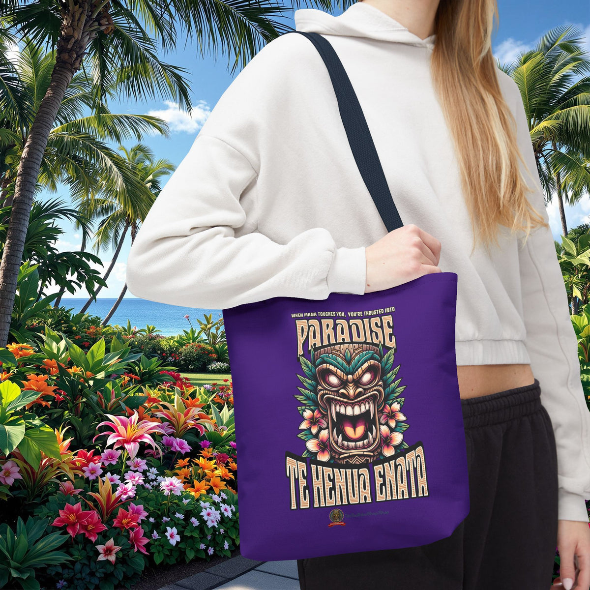 TE HENUA ENATA PARADISE Tote Bag