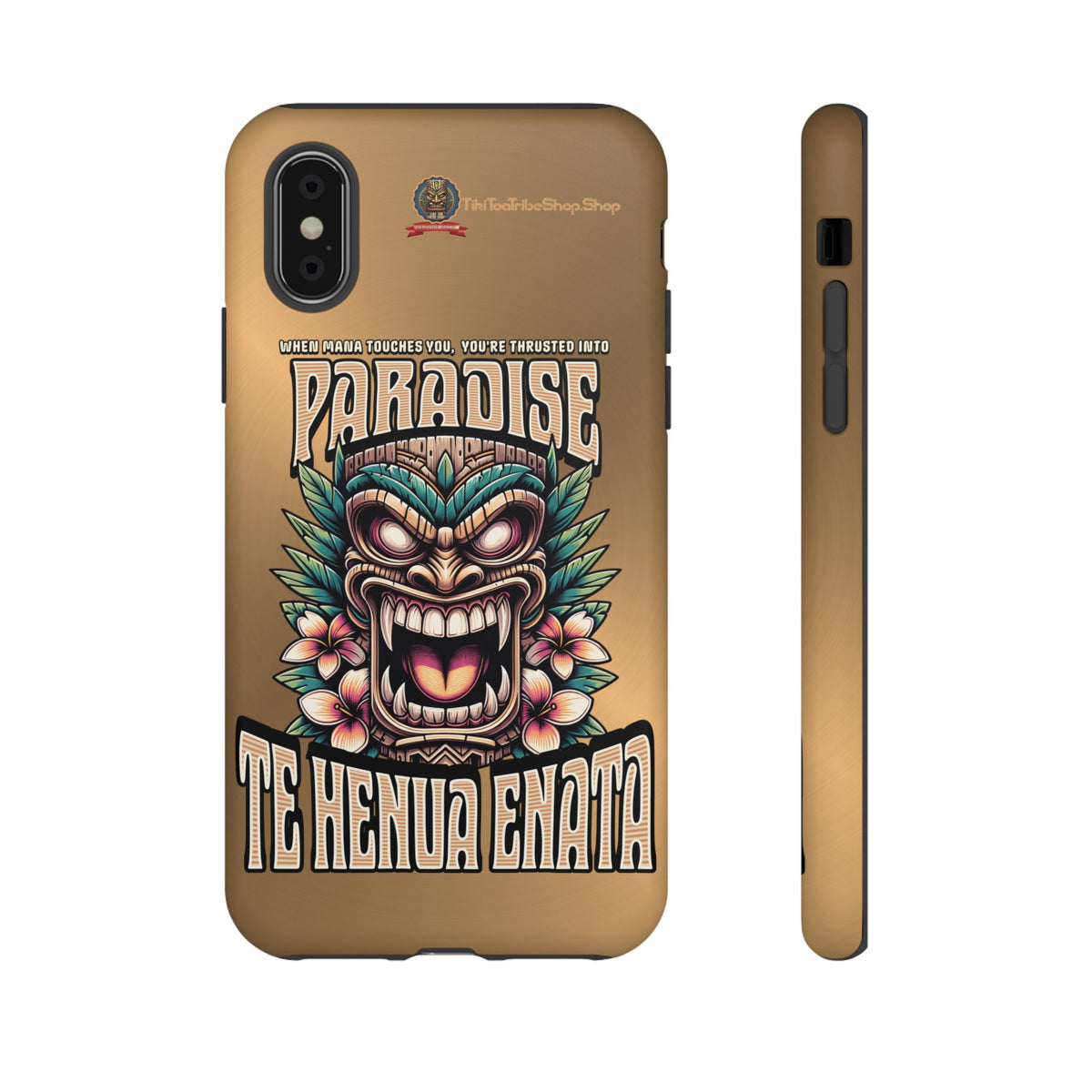 Te Henua Enata â Coque Antichoc Tiki Ancestral & Puissant