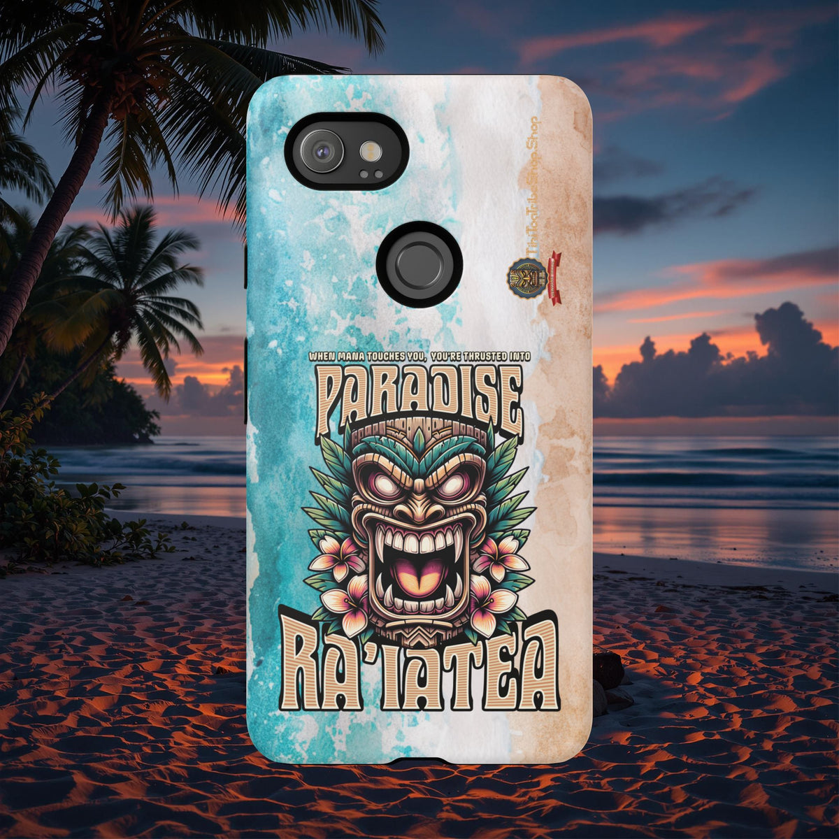 Ra’iatea – Coque Tiki Tribal de Protection Premium