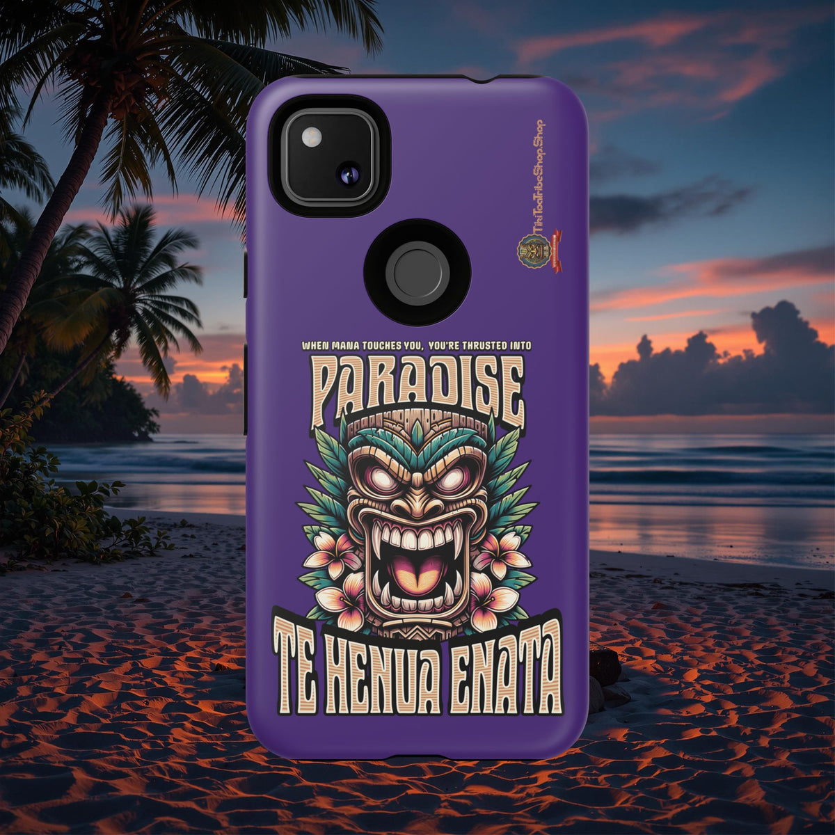 Te Henua Enata â Coque Antichoc Tiki Ancestral & Puissant